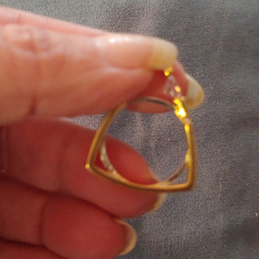 Costume silver and gold ring size 9